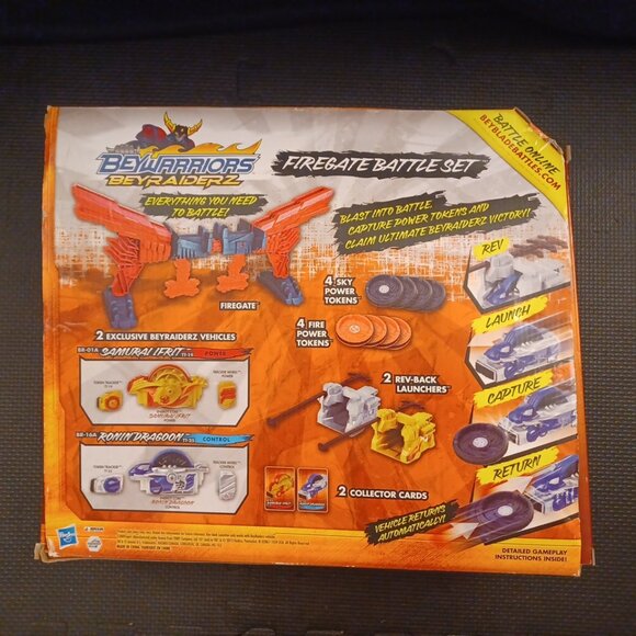 Beyblade BeyRaiderz Firegate Battle Set OPEN BOX - Picture 3 of 3